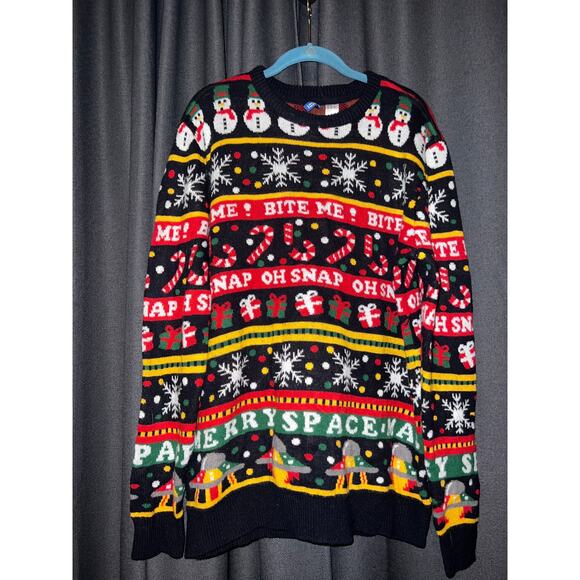 Ugly Christmas Sweater Xmas Size Large - Picture 1 of 3